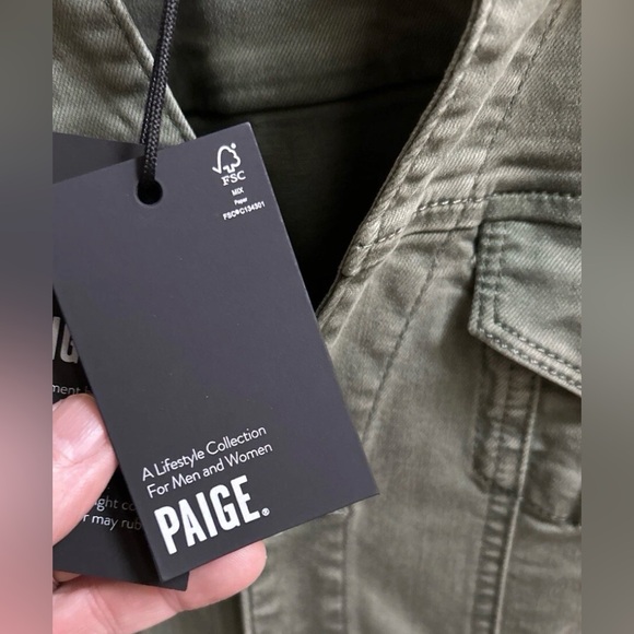 PAIGE Brooklyn Belted Jumpsuit in Vintage Ivy Green Size 00 Brand NWT!! - Picture 11 of 16